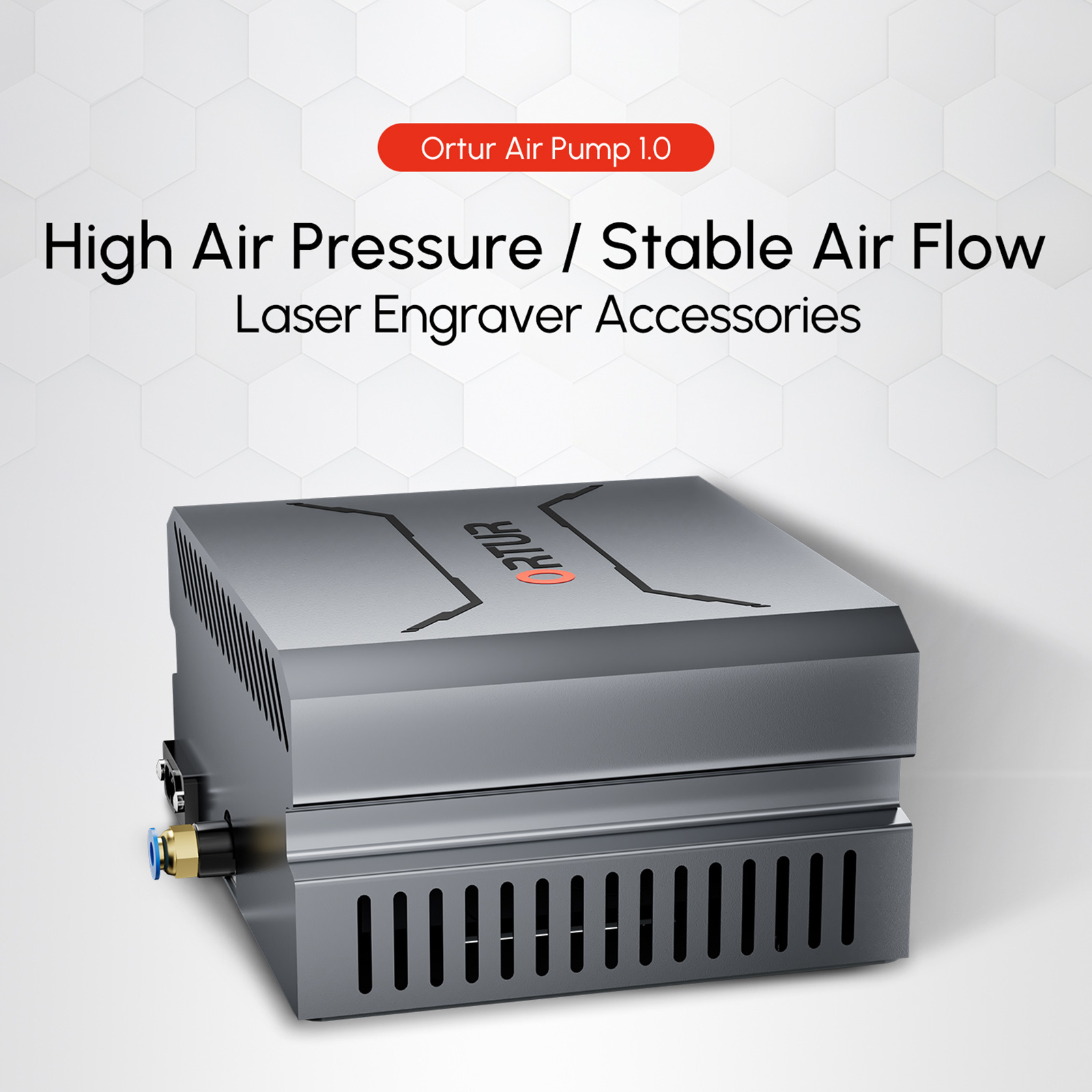 Air Assist Pump Laser - Ortur Air Assist Pomp 50L/Min Hoge