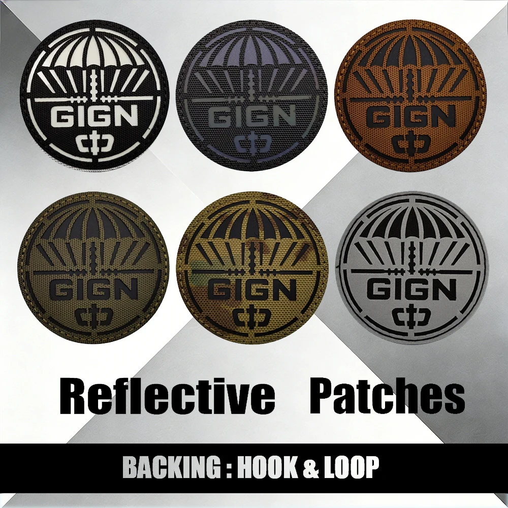Industrial Laser Machines - Frankrijk GIGN Tactische Patches Lasergesneden Nachtzicht