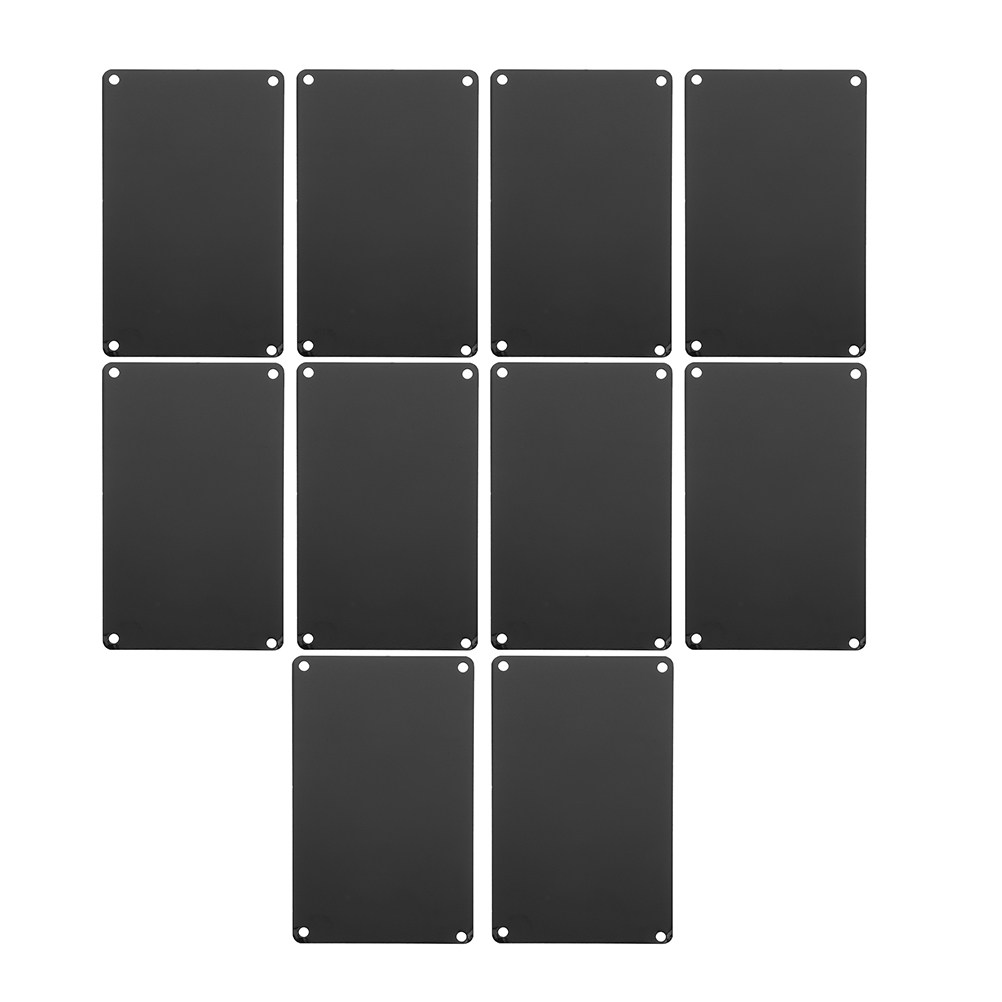 Industrial Print & Laser Inc - 10 stuks blanco metalen bord aluminium