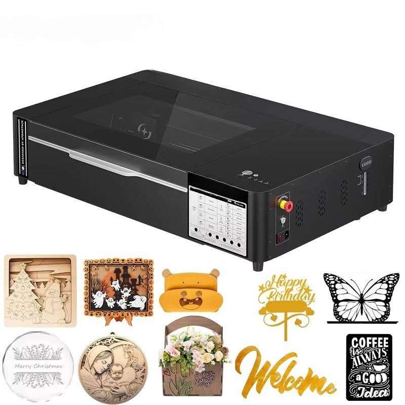 Industrial Laser Engraver For Wood - Atomstack Hurricane 55W Co2 Lasergravure Met