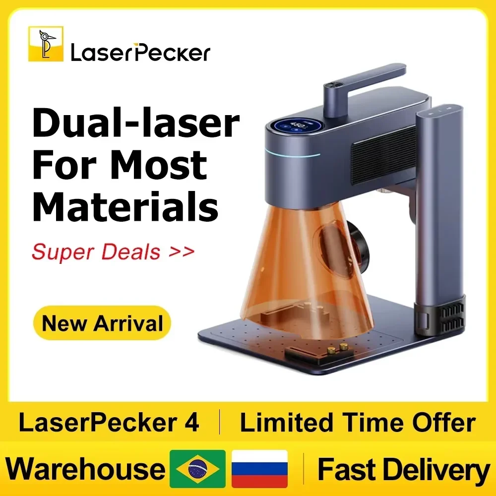 Industrial Laser Machines - LASERPECKER 4 LP4 lasergraveermachine voor alle
