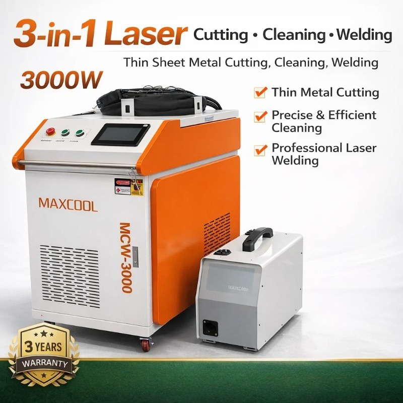 Industrial Laser Welding Machine - Lasermachine 3-in-1 Laserreinigingsmachine Reiniging van metalen