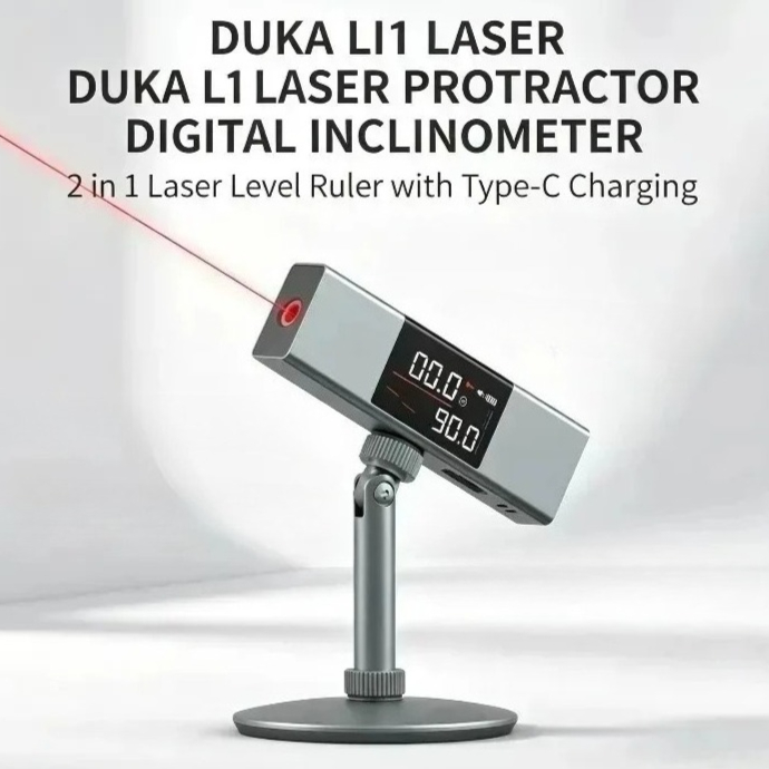 Industrial Laser Alignment - DUKA LI1 Laser Protractor Digitale Inclinometer