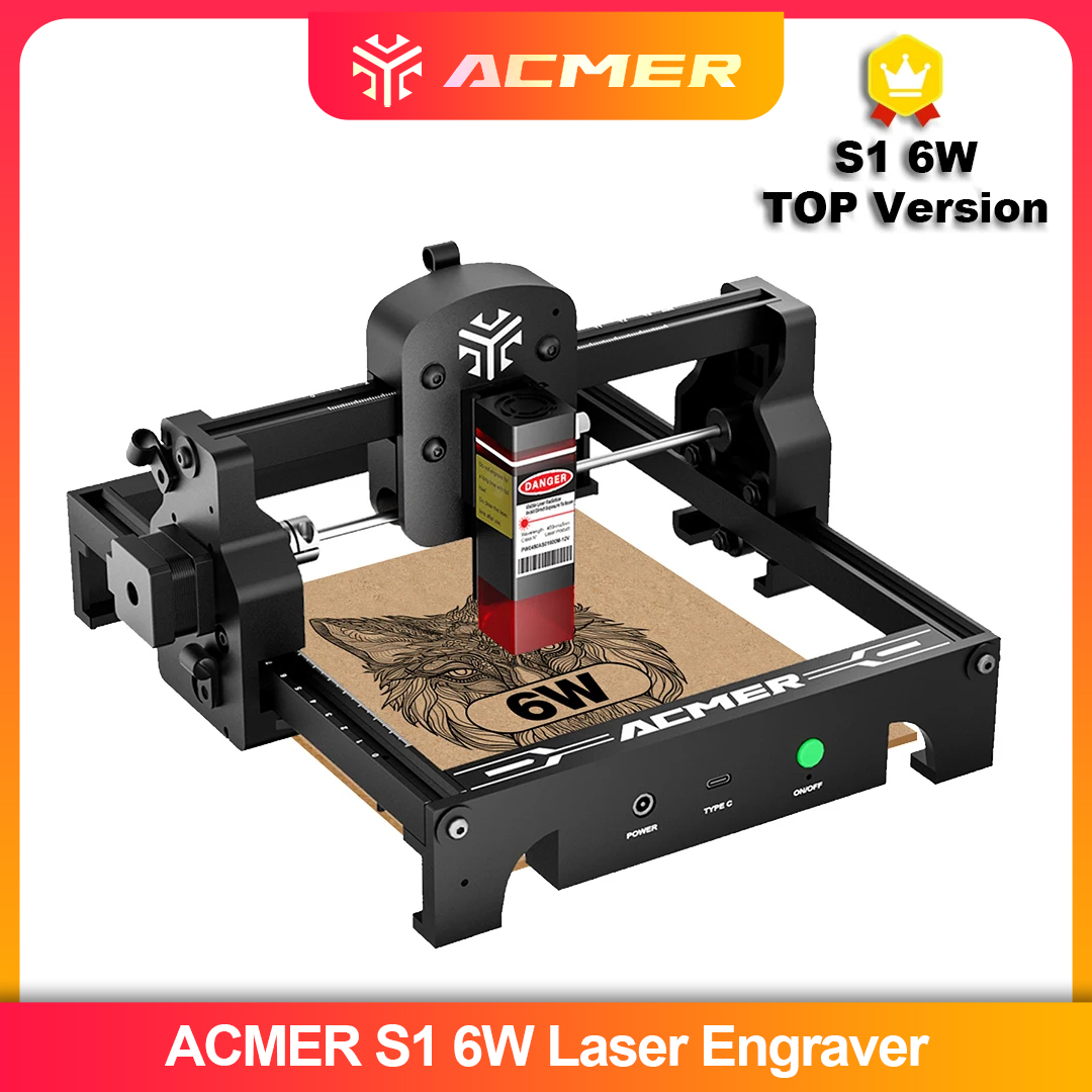 Industrial Handheld Laser - ACMER S1 2.5/3.5/6W Lasergraveerder Machine Draagbare