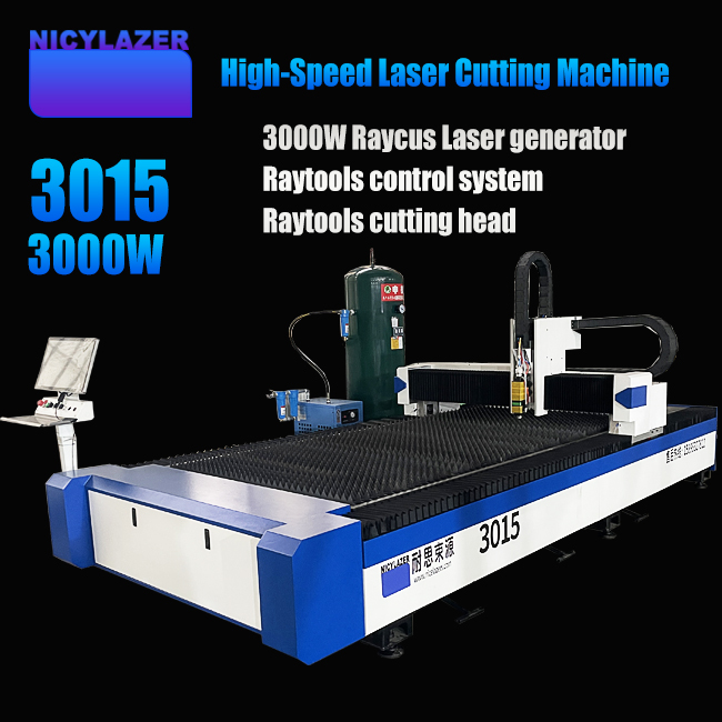 Industrial Laser Cutter For Metal - 3000W Fiber Laser Snijmachine 3015 Werkgebied