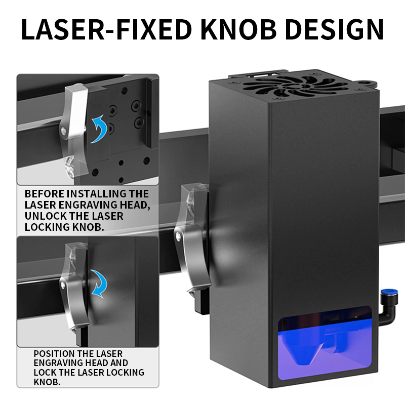 20W lasergraveermachine U20 la - Air Assist Pump Laser recensie en prijs