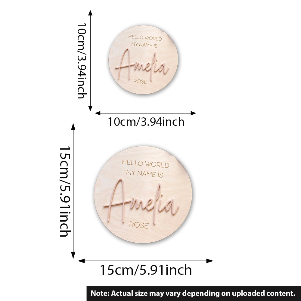 Gepersonaliseerde houten Hello - Industrial Laser Marker recensie en prijs