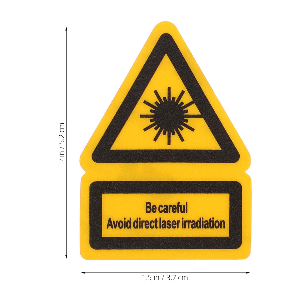 2 stuks laserwaarschuwingslabe - Industrial Lasers recensie en prijs