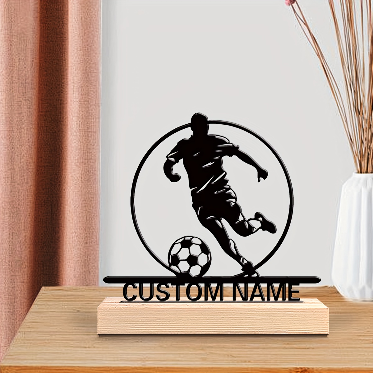 Aangepaste voetbalspeler metal - Industrial Laser Marker recensie en prijs