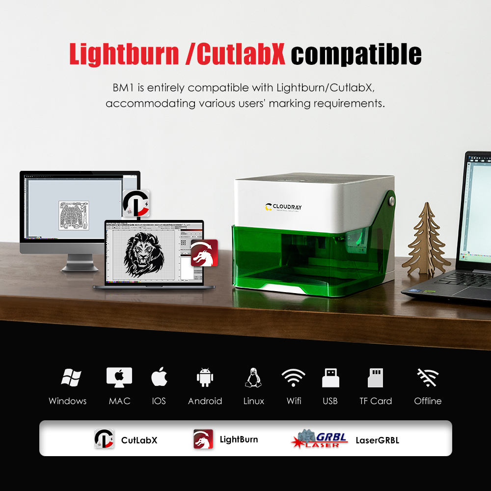 Cloudray 5000 mw CNC Mini Lase - Industrial Laser Machines recensie en prijs