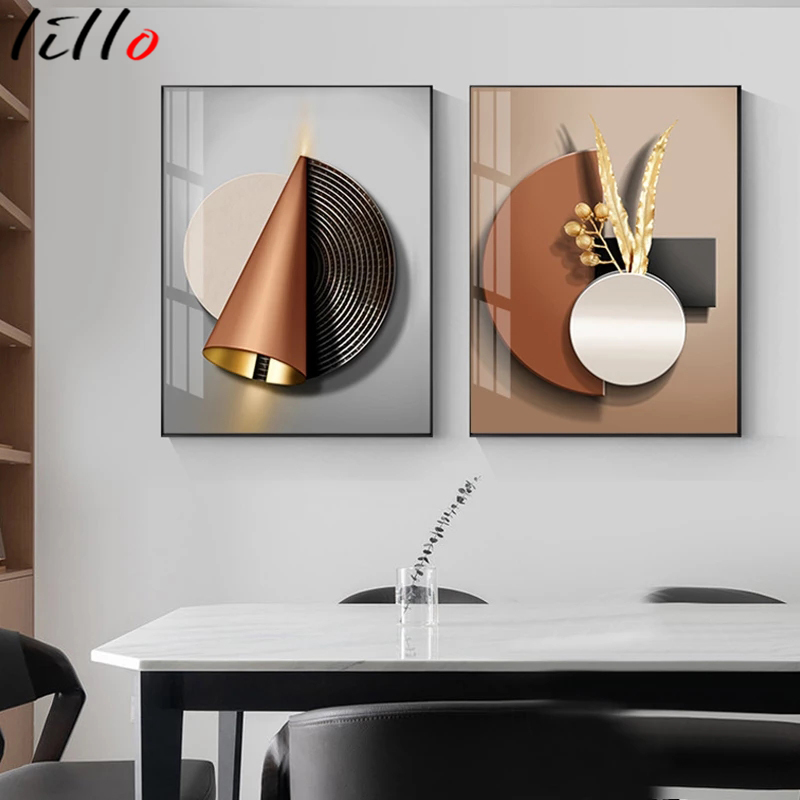 Abstract Geometrische Posters  - Industrial Print & Laser Inc recensie en prijs