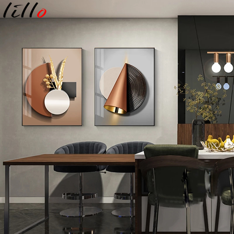 Abstract Geometrische Posters  - Industrial Print & Laser Inc recensie en prijs