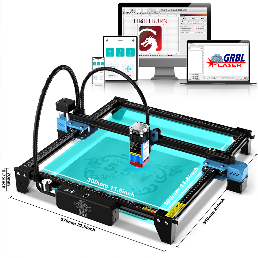 TwoTrees TTS-55Pro Beginner La - Air Assist Pump Laser recensie en prijs