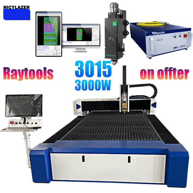 3000W Fiber Laser Snijmachine  - Industrial Laser Cutter For Metal recensie en prijs
